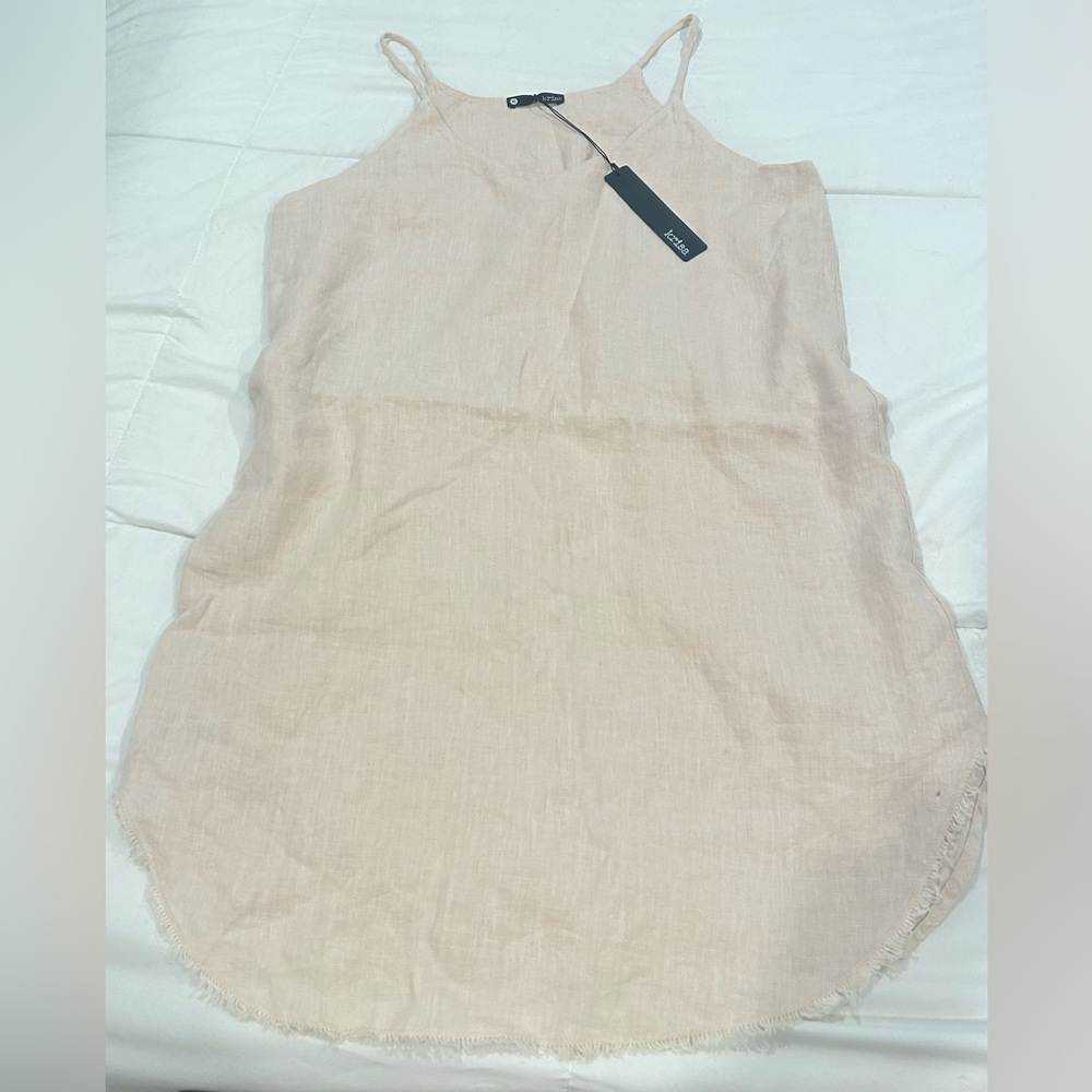Revolve Krisa 100% Linen Mini Dress Size Medium